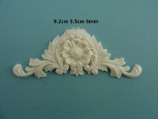 Decorative small flower centre applique onlay resin furniture mouldings onlay Z1