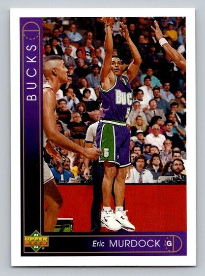1993-94 Upper Deck Eric Murdock #381 Milwaukee Bucks