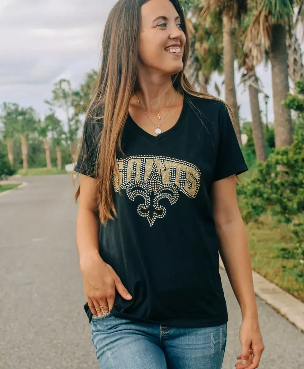 New orleans saints womens shirts hotsell