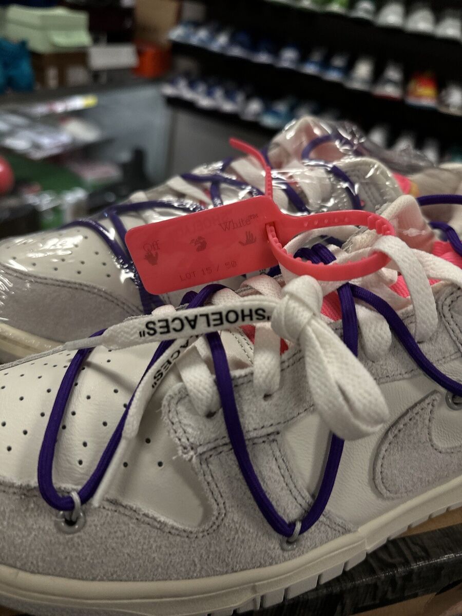 Size 12 - NEW Nike Dunk Low x Off-White Lot 15 of 50 Sneaker Size 12 - NEW Nike Dunk Low x Off-White Lot 15 of 50 Sneaker
