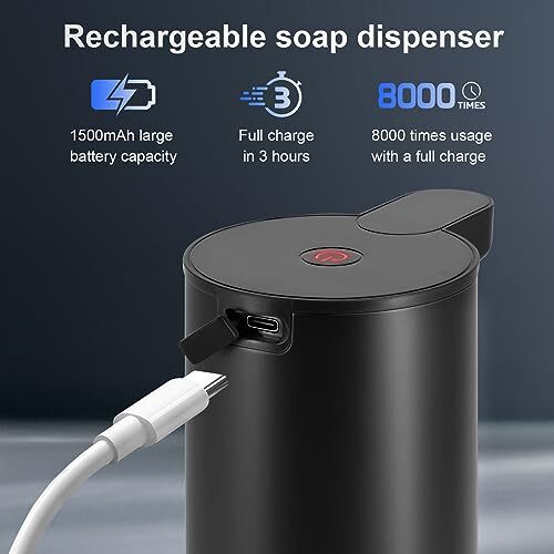 Soap Dispenser, Stainless Steel Touchless Soap Dispenser LAOPAO