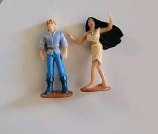 Disney's Once Upon A Locket Mini Figures Pocahontas John Smith *No Locket 1990's