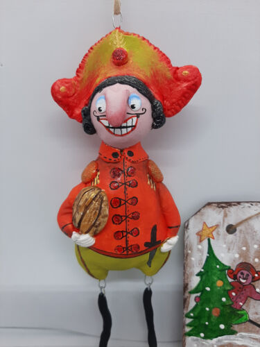 $30 OFFWhimsical Nutcracker, Handmade Christmas toy in folk style with handmade - Picture 2 of 9