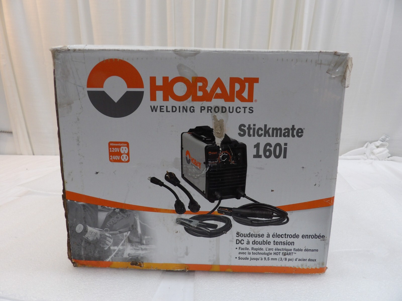 Hobart Stickmate 160i Dual Voltage DC Stick Welder 120V/240V W/Hot