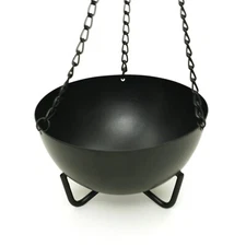 Burner - Hanging Black Cauldron Large
