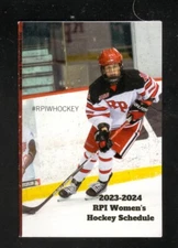 RPI Engineers 2023-24 Hockey Pocket Schedule Moe's Southwest Grill ECAC Hockey