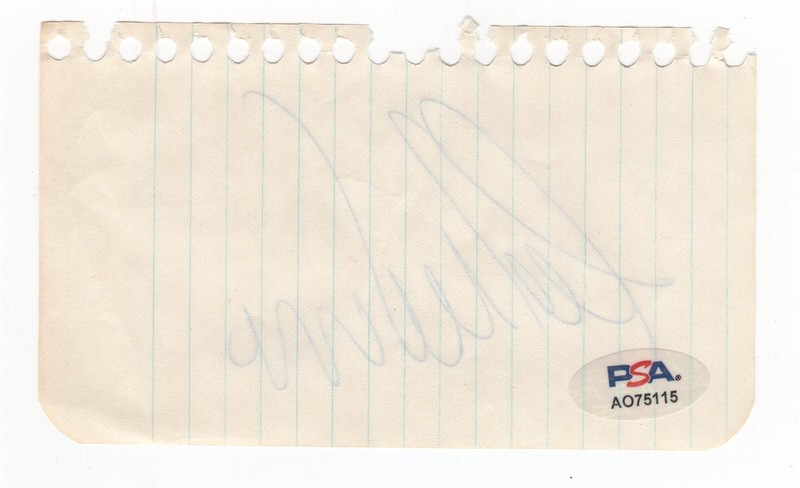LEE TREVINO Signed Page Cut PGA HOF MAJORS PSA/DNA