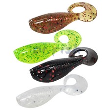 20pcs Soft Swimbaits Lures Plastic Shad Baits 1-2/5'' Freshwater Bass Crappie