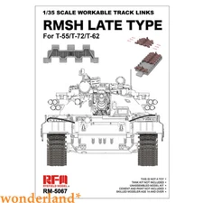 RYEFIELD RM5067 1/35 SCALE WORKABLE TRACK LINKSRMSH LATE TYPEForT-55/T-72/T-62