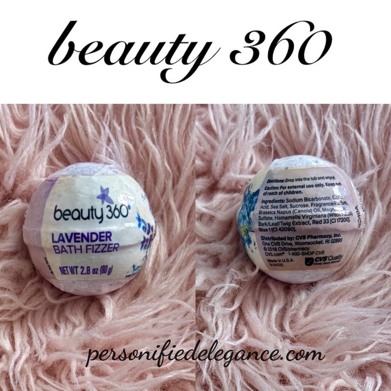 NEW Beauty 360 Lavender Bath Fizzer Bath Bomb 2.8 oz Qty 1