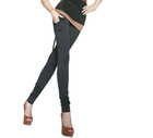 Legging Noir Femme BAS BLEU BONI Moulant Opaque 200D - Taille M L - Qualité Pro