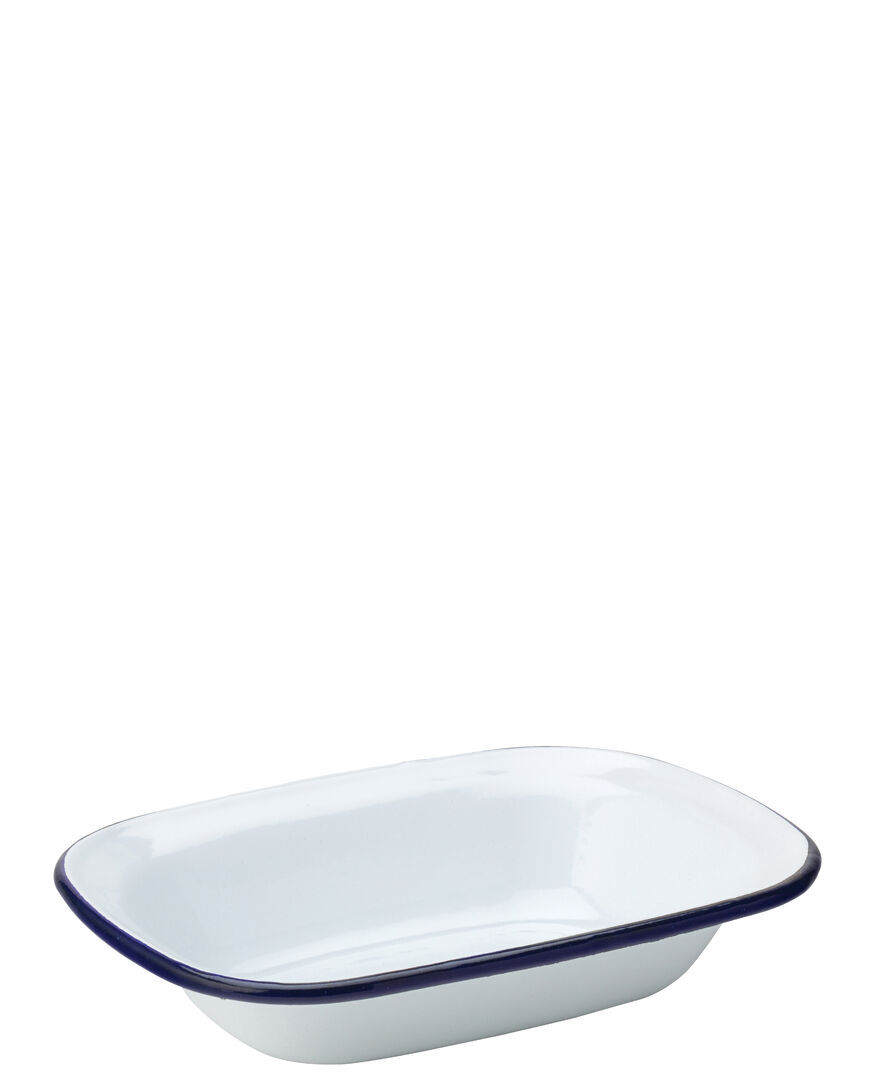 Eagle Enamel Pie Dish Tray Perfect For Oven And Stove 7.75"" (20Cm) Pack Of 6
