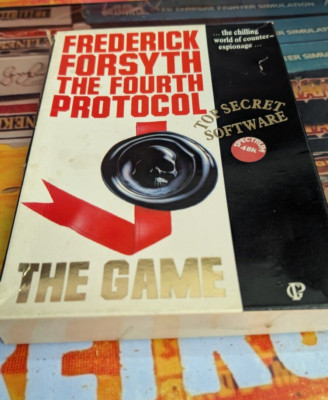 The Fourth Protocol (1986) Spectrum 48k (Tape, Manual, Box) works 8-bit