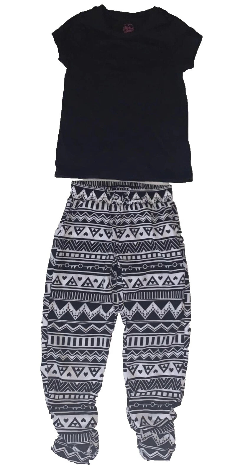 Negro de poliéster Faded Glory trajes y conjuntos para Niñas