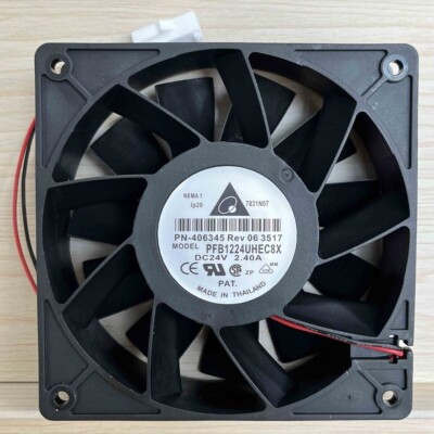 Delta PFB1224EHE Cooling Fan 12CM 12038 24V 1.08A 2-pin abb Inverter