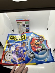 Mario's Time Machine NES Nintendo Complete CIB W/ Rare Poster! Great Shape!!!