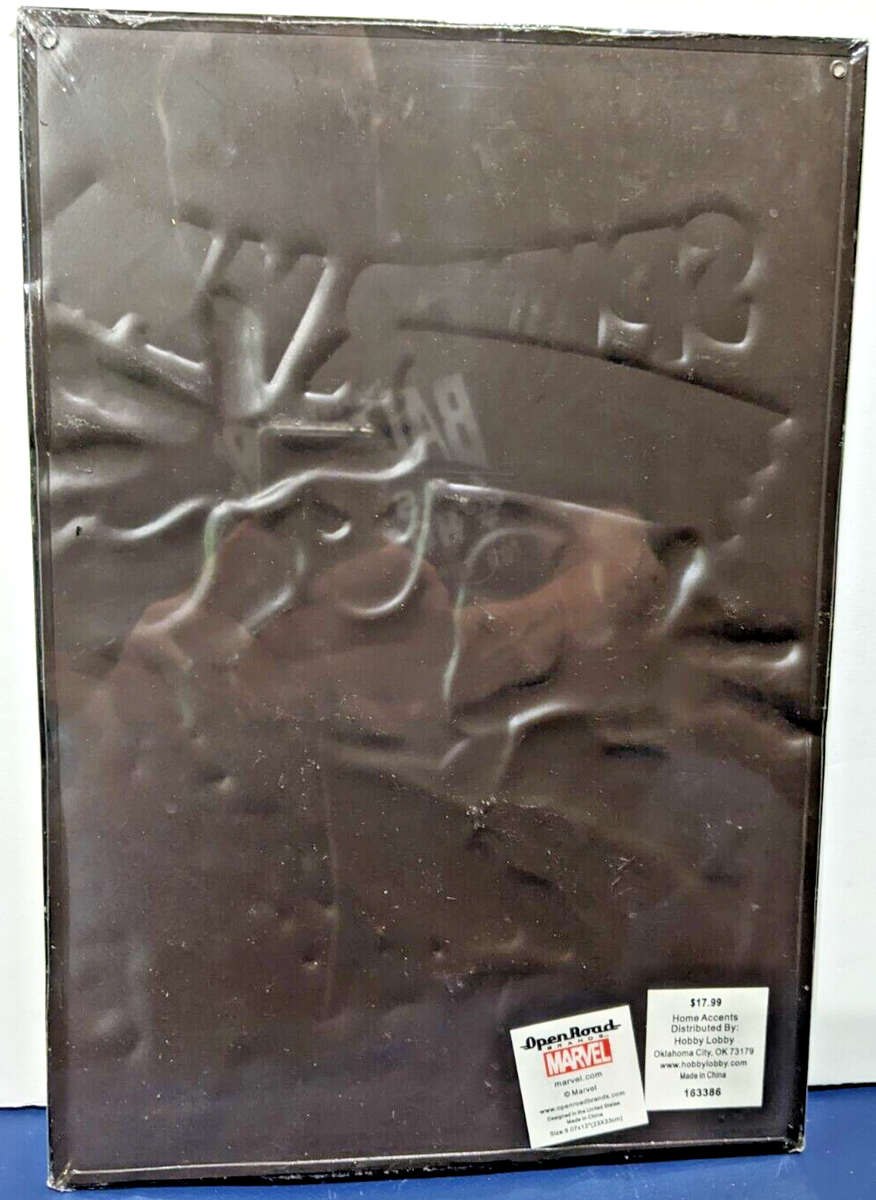Marvel Amazing Spiderman #186 Metal Embossed Comic Book Cover Sign
