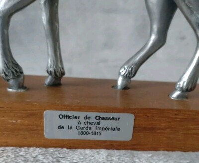 Figurine Étain Napoléon – Officier Chasseur à Cheval Garde Impériale (1er Empire)