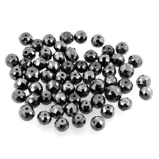 Diamond Beads Sale AAA quality Certified Round Faceted Beads 8MM 5 PCS Shine