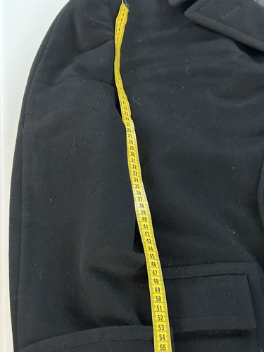 Cappotto Hermes in cashmere nero da uomo taglia 54 leggermente indossato - Foto 14 di 16