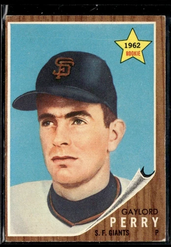1962 Topps Gaylord Perry (Paper Loss On Back) RC San Francisco Giants #199