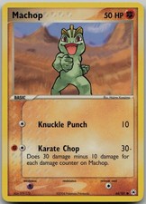 Machop 64/101 Common EX Hidden Legends LP Pokemon Card