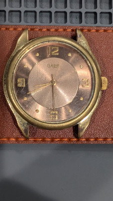 Vintage WATCH USSR  Zarya Very Rare Wristwatch 21 Jewels Gold Plated AU 12,5