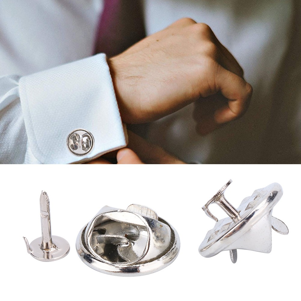 100Pcs Metal DIY Accessory Jewelry Findings For Brooch Clasp Making Trending