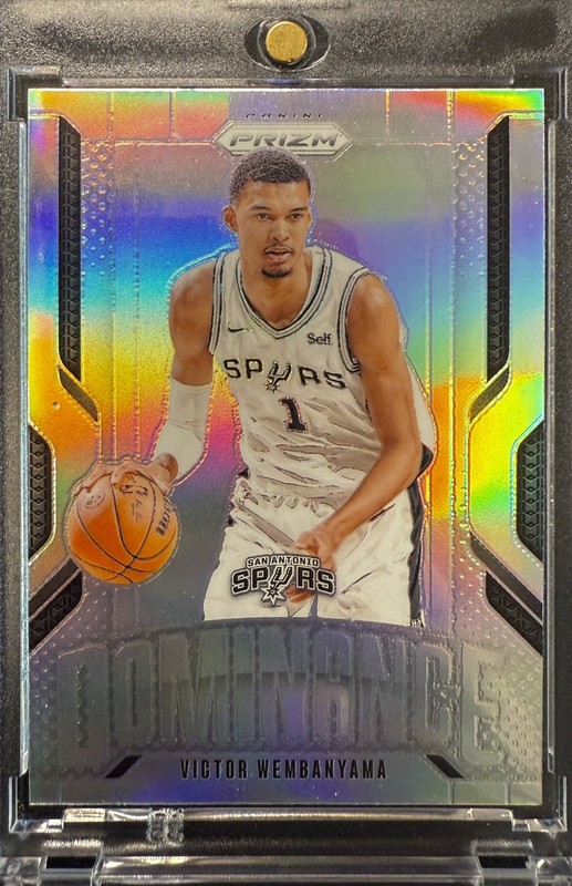 Victor Wembanyama RARE SILVER PRIZM RAINBOW REFRACTOR SP INVESTMENT CARD MINT 