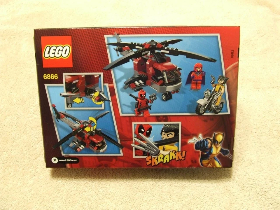 * New * LEGO 6866 Marvel Supper Heroes Wolverines Choppers Showdown Sealed Box - Image 2 of 4