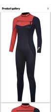 Men s/women s wetsuit 3/2mm chest zip long sleeve small size