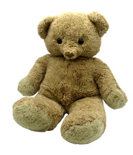 Vintage Russ Berrie TEDDY SO SOFT Brown Bear Plush 21 Large Stuffed Animal