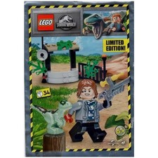 LEGO Jurassic World Rainn Delacourt con Bolsa de Lámina Raptor 122224 (SELLADO)