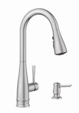 Moen Birchfield Touchless Single-Handle Pull-Down Kitchen Faucet Stainless