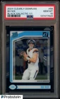 2024 Panini Clearly Donruss Black Galactic #56 Bo Nix RC Rookie 1/1 PSA 10