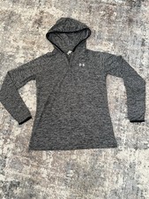 Under Armour Women s SM/P Loose Heatgear Long Sleeve Hoodie Heathered Gray