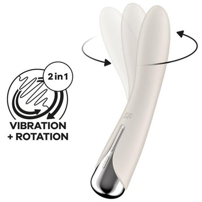 Satisfyer Spinning Vibe 1 G-Punkt Vibrator Beige 11 cm