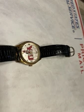 Youngstown State University YSU Wristwatch Working Pete The Penguin Second Hand