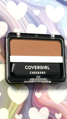 VERY LOWEST PRICE Covergirl Cheekers 130 ICED CAPPUCCINO Warm Pink Shimmer Blush