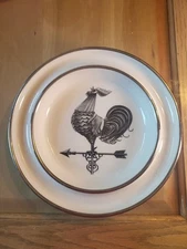 Farmhouse Decor Lamberton Scammell  Handmacher-Vogel Rooster Weathervane Dish