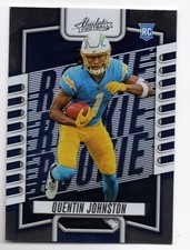 2023 Donruss RC Pair Quentin Johnson Absolute #110 & Select Draft #5 - Chargers