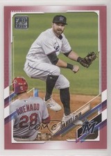 2021 Topps Update Mother's Day Hot Pink 48/50 Jon Berti #US131 2p7