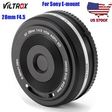 VILTROX AF 28mm F4.5 Auto Focus Full-Frame Pancake Lens For Sony E-mount Cameras