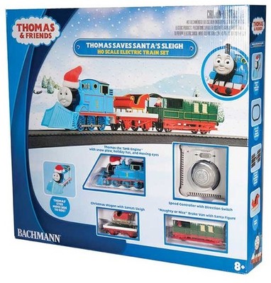Bachmann 00773 Thomas the Tank Set - Thomas Saves Santas Sleigh