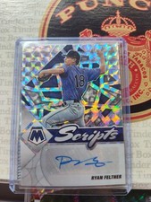 2022 Mosaic SCRIPTS AUTO SILVER Ryan Feltner #SC-RF Colorado Rockies Card