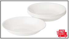  Corelle Classic Winter Frost White Set of 6 Pasta Bowls 20-oz NEW