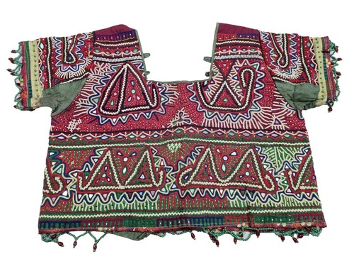 Banjara Choli , Vintage Banjara Kutch Rabari Ethnic Embroidery top, kuchi boho