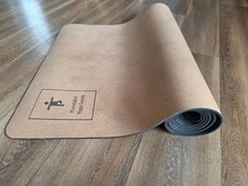 Premium Natural Cork Yoga Mat, Yoga Tote Bag, Yoga scarf / Fitness towel
