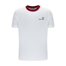  Sergio Tacchini Rainer FC T-Shirt White / Maritime / Adrenaline