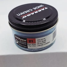 Tarrago Shoe Polish # 21 Sky Blue Cream Leather Protector 1.76 oz. 50ml Boot